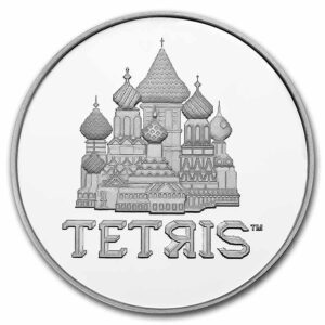 9Fine Mint $ 2 Tetris ™ St. Basil's Cathedral 1 Oz