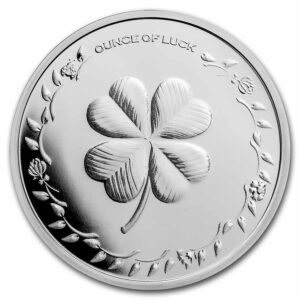 9Fine Mint Ounce of Luck Clover & Horseshoe 1 oz