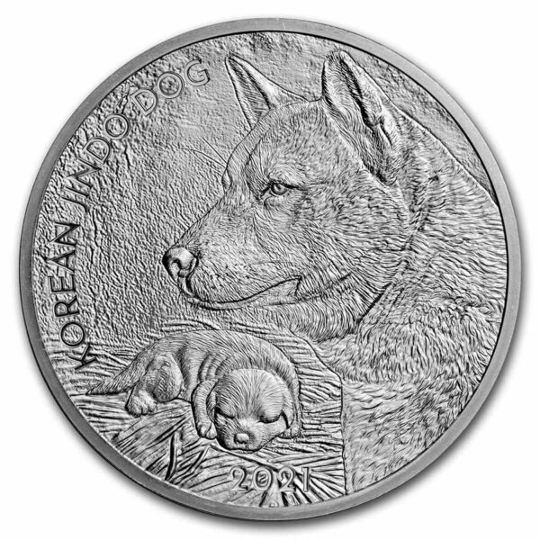 KOMSCO Jindo Dog 1 oz Jižní Korea 2021