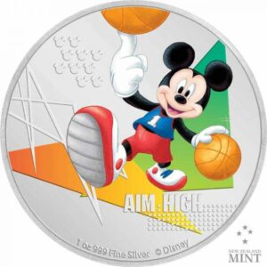 New Zealand Mint Disney Sports - basketbal 1 Oz