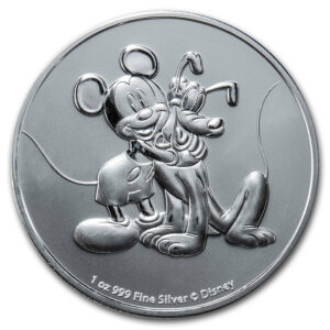 Niue Island NIUE DISNEY MICKEY & PLUTO  1 Oz