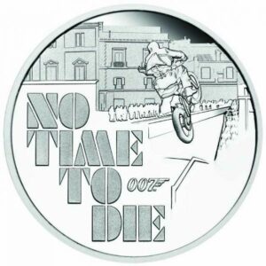 Perth Mint James Bond - No Time To Die Ag 1 $ PP Tuvalu 2020  1Oz