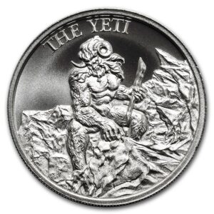 Private Mint 2 oz Stříbro - Yeti