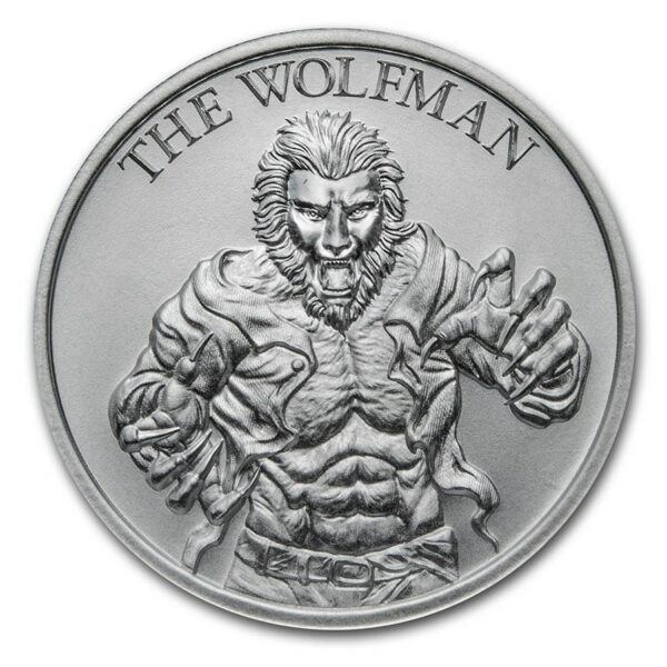 Private Mint 2 Oz Vintage Horror Series: Wolfman