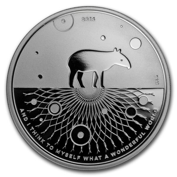 Private Mint 2016 1 oz Stříbro Proof Evolution I Wonderful World (Tapir)