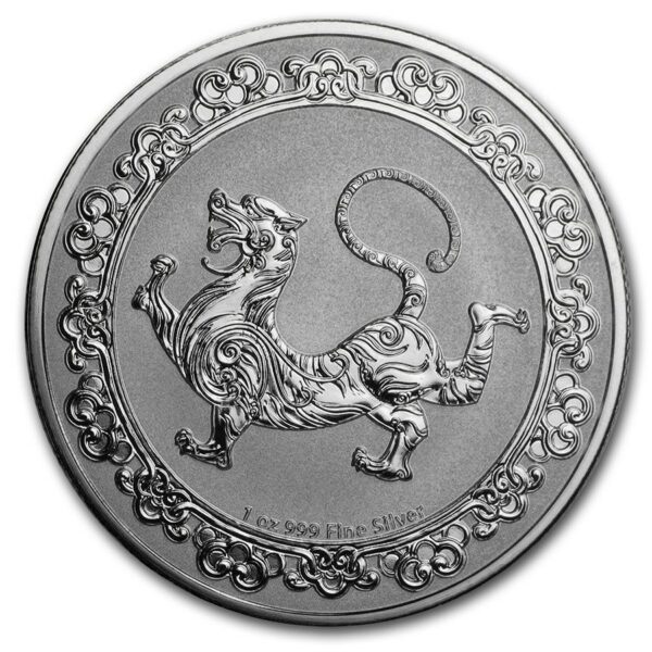 Private Mint Nebeští živočichové Bílý tygr  1 Oz