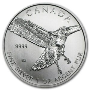 Royal Canadian Mint 2015 1 oz Kanada  Káně rudoocasá Birds of Prey