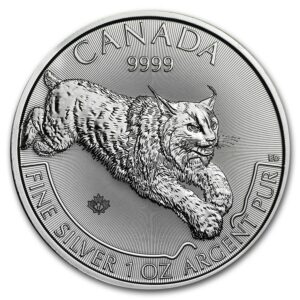 Royal Canadian Mint Mince 2017 Kanada 1 oz  Predator Rys