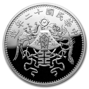 Silvertowne Dragon & Phoenix Dollar-2019 Čína  1 Oz