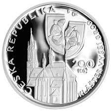 Stříbrná mince 200 Kč Petr Vok z Rožmberka 400. výročí úmrtí 2011 Proof