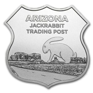 Sunshine Minting ikony Route 66  (Jack Rabbit Trading Post) 1 Oz