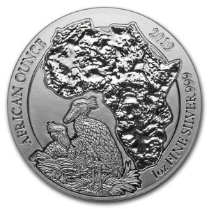 BH Mayer Kunstprageanstalt GmbH Člunozobec africký Rwanda 1 Oz 2019