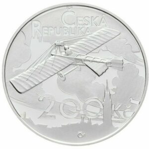 Česká mincovna 2011 - 200 Kč První veřejný let Jana Kašpara - proof