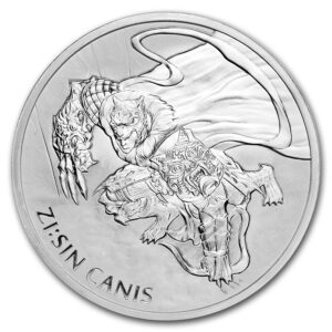 Mince - 2018 Jižní Korea 1 oz Stříbro ZI: SIN Canis BU