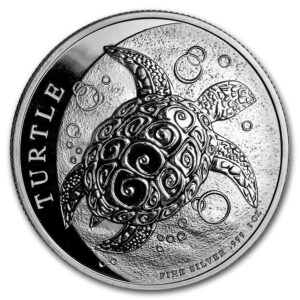 Niue Island Hawksbill Turtle- Niue 1 oz Stříbro $ 2