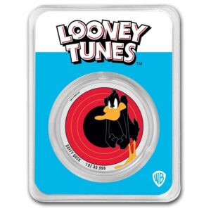 Perth Mint Mince Looney Tunes Daffy Duck obarvený 1 oz