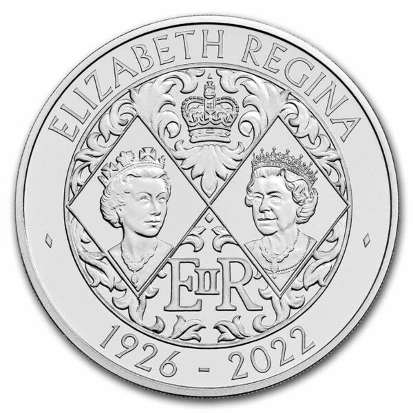 Royal Mint Mince 5 £ Její Veličenstvo královna Alžběta 28 g