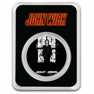 9Fine Mint Stříbrná mince John Wick Baba Yaga 1 Oz USA TEP