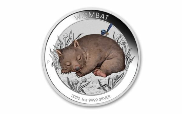 Perth Mint Stříbrná mince Wombat 1 Oz 1 AU$ 2023 Austrálie