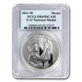 U.S. Mint 2011-W 9/11 Národní medaile PR-69 PCGS