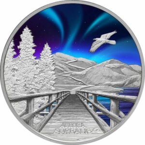 Perth Mint Stříbrná mince Polaris záře 1 Oz Tuvalu 2024