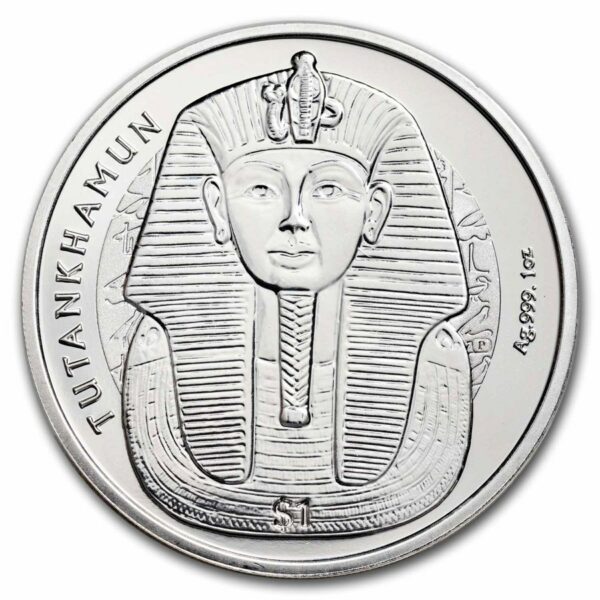 Pobjoy Mint 2023 Sierra Leone 1 oz Silver King Tut Reverse Frosted