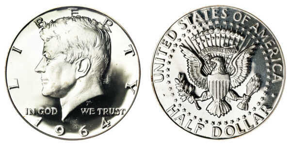 UNITED STATES MINT Mince :1964 Kennedy Half Dollar