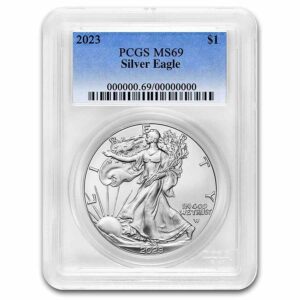 UNITED STATES MINT Stříbrná mince American Silver Eagle MS-69 PCGS 2023 USA