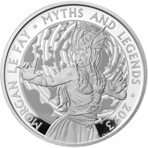 Royal Mint Morgan Le Fay Velká Británie 1 Oz 2023 Myths Legends