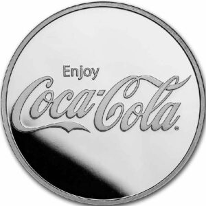 9Fine Mint COCA COLA® 1 OZ  STŘÍBRNÁ MINCE