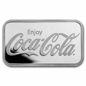 9Fine Mint COCA COLA® 1 OZ Stříbrný slitek