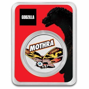 9Fine Mint Mothra 2023 Niue Colorized 1 oz BU