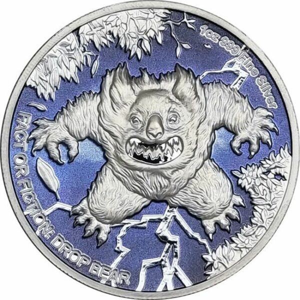 New Zealand Mint Pusťte medvěda Drop Bear 1 Oz 2024 Niue