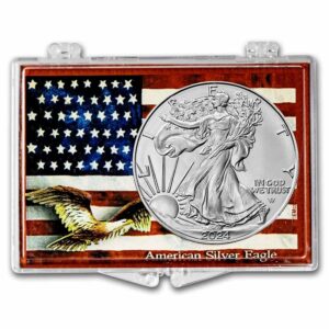 UNITED STATES MINT 2024 1 oz Silver Eagle – se západkovým zámkem