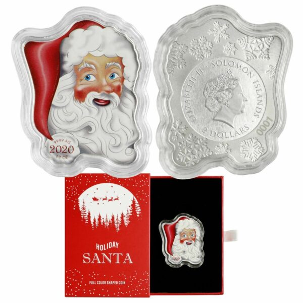 Pamp Christmas Santa Claus 1 Oz Stříbro