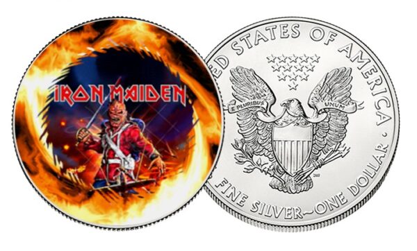 Private Mint Stříbrná mince Iron Maiden 1 Oz USA