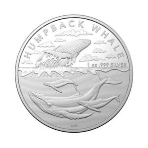 Royal Australian Mint Antarctic Territory - Humpback Whale 1 oz Stříbro