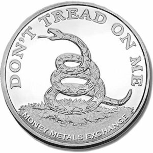 Silver Shield Don't Tread On Me 1 oz Stříbra