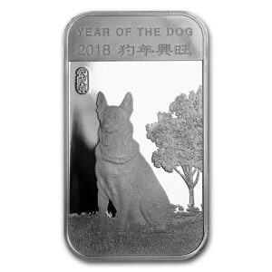 Sunshine Minting 2018 Year of the Dog 1 Oz