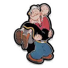 2024 1oz Samoa Popeye & Olive Oyl Shape Stříbro