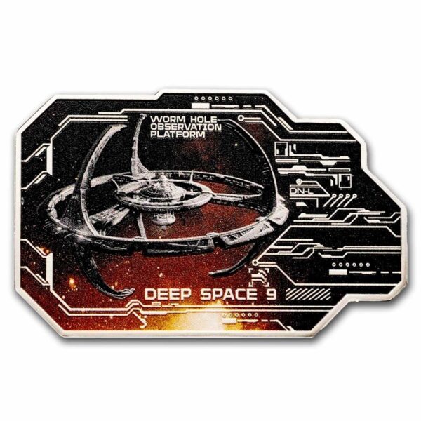 New Zealand Mint Star Trek: Vesmírná stanice Deep Space 9 $ 2 1 Oz Niue 2024