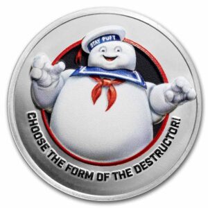 9Fine Mint 2024 Niue 2 oz Stříbro $ 5 Ghostbusters: Stay Puft