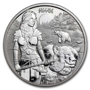 Germania Mint 2024 Germania Valkyries: Solveig 1 oz Silver