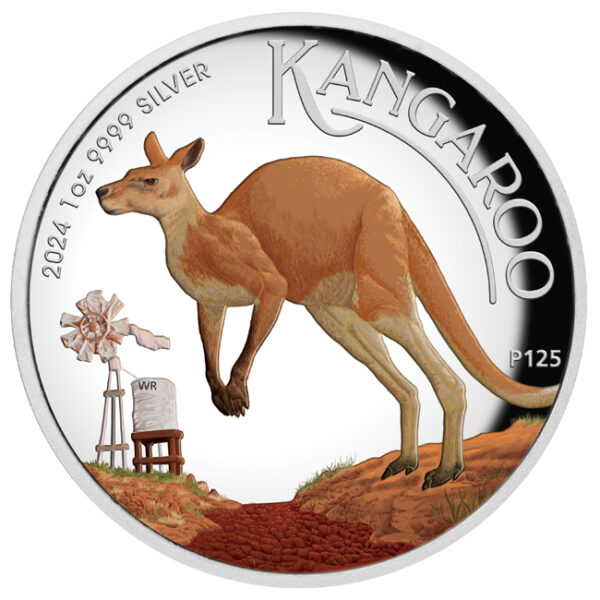 Perth Mint Australský klokan 1 Oz Stříbro 2024