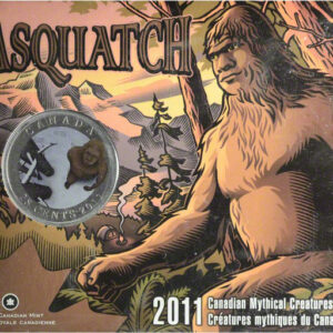 Royal Canadian Mint Kanadská mýtická stvoření: Sasquatch