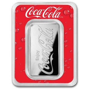 9Fine Mint Coca-Cola® 1 oz Silver slitek (v TEP)