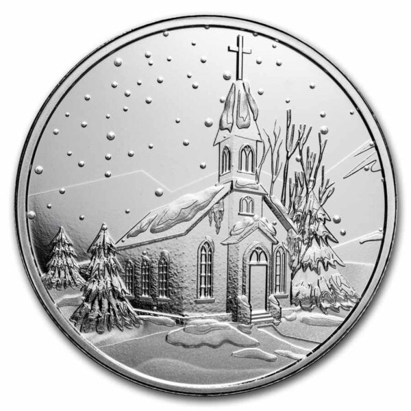 9Fine Mint Kostelní scéna „Vánoce začínají Kristem“ 1 Oz