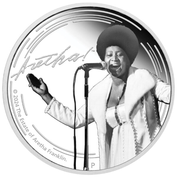 Perth Mint Aretha Franklin 1 oz Stříbro