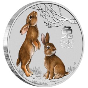 Perth Mint ROK KRÁLÍKA BARVA AUSTRALIAN LUNAR SERIES III 2023 1 OZ