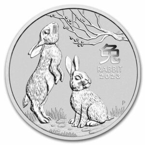 Royal Australian Mint Lunární králík 1 Oz Stříbrná mince